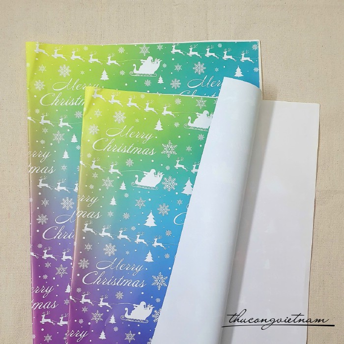 Giấy gói quà Giáng Sinh - Mẫu 62