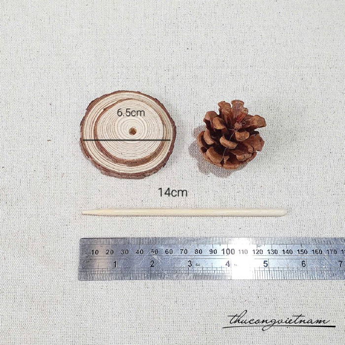 Đế gỗ có cây cắm 6.5*14cm