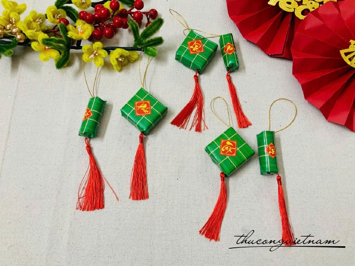 Set liễng bánh chưng, bánh tét 5cm (2 cái)
