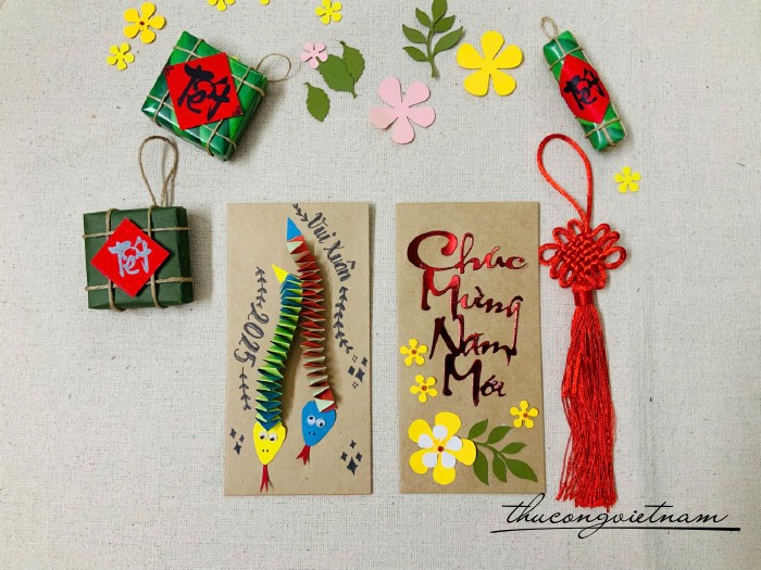 Set 2 bao lì xì Handmade mẫu 57