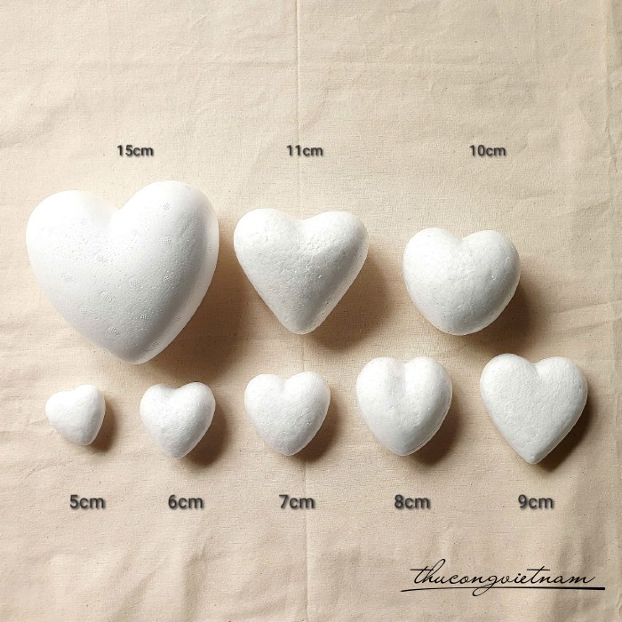 Tim xốp trắng đủ size