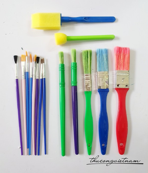 Bộ cọ mút 14 cây nhiều size