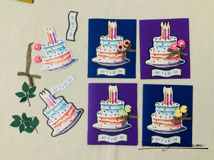 Thiệp Charm Happy Birthday (13*15cm)