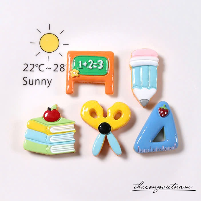 Mô hình nhựa trang trí - VPP 3cm (2 cái)