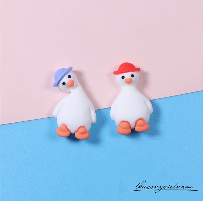 Mô hình nhựa trang trí - Vịt con 2.5cm (2 cái)