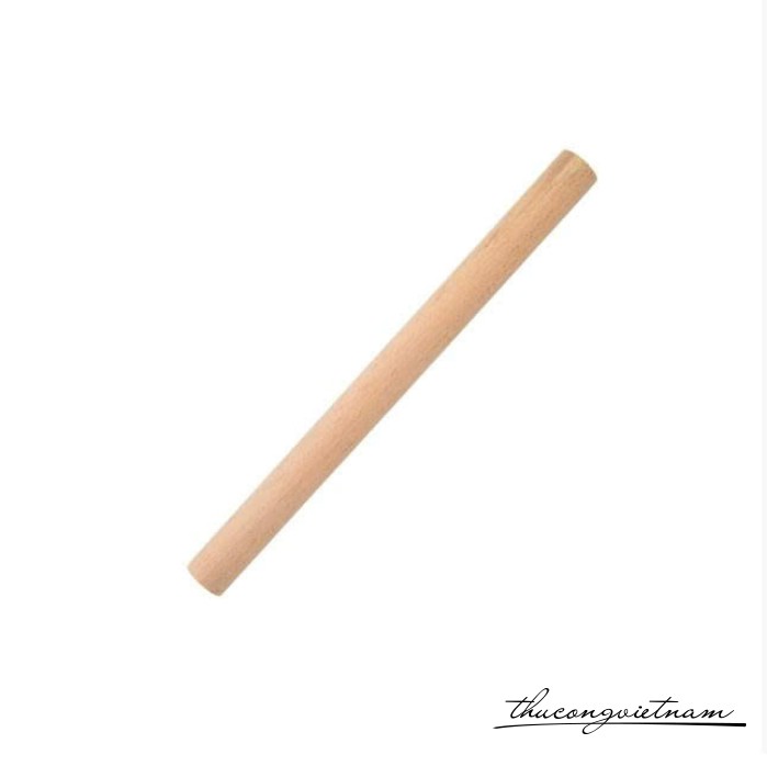 Cây cán, lăn gỗ sồi 25cm làm thủ công, làm bánh