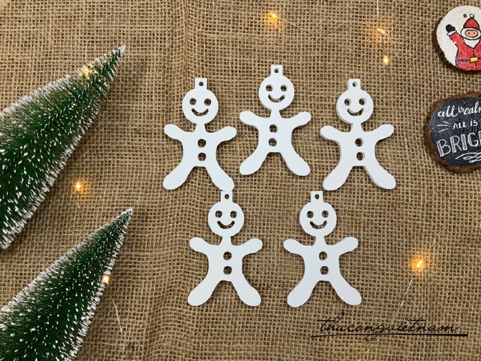 Foam trơn trang trí, họa tiết cắt sẵn - Bánh gừng 