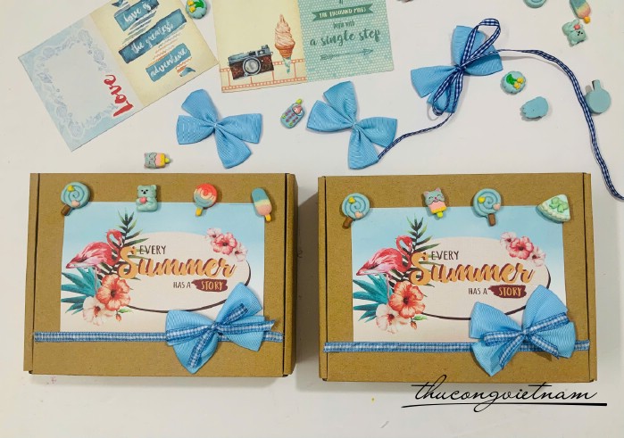 Hộp Giấy Kraft Nắp Gài Handmade (20*15*6cm)