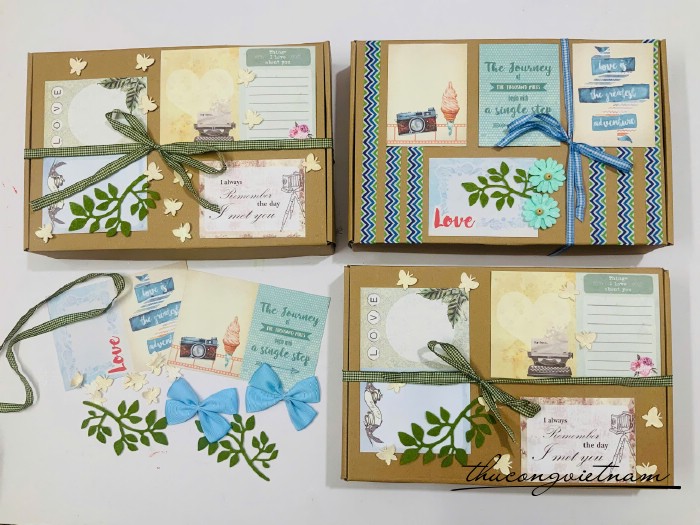 Hộp Giấy Kraft Nắp Gài Handmade (30*20*5cm)