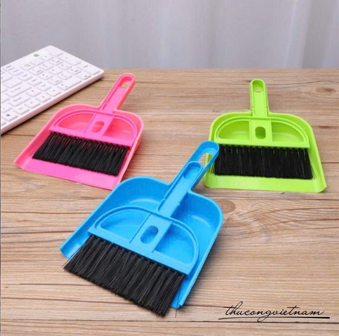 Bộ chổi quét bụi mini (11*17cm) + hốt rác (13(19cm)