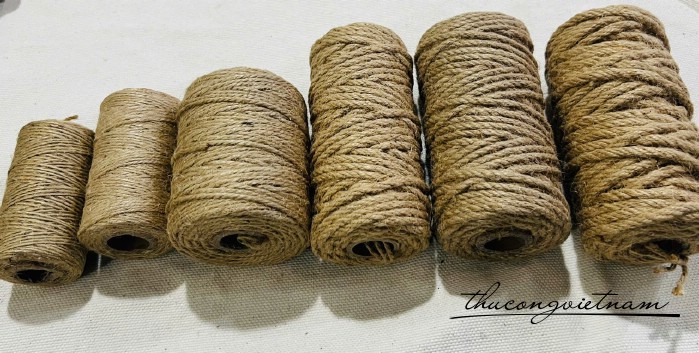 Dây thừng gai, dây cói, dây bố dùng gói trang trí, làm đồ hanmade