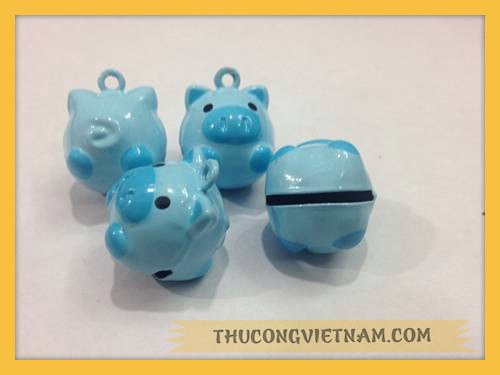 Lục lạc chú heo xanh nhỏ