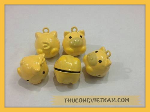 Lục lạc heo vàng nhỏ