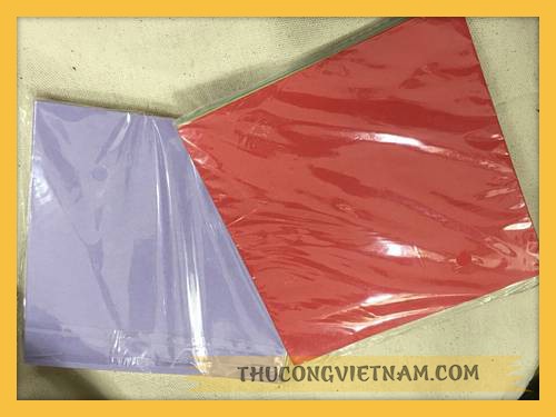 Giấy trơn gấp origami 40 tờ