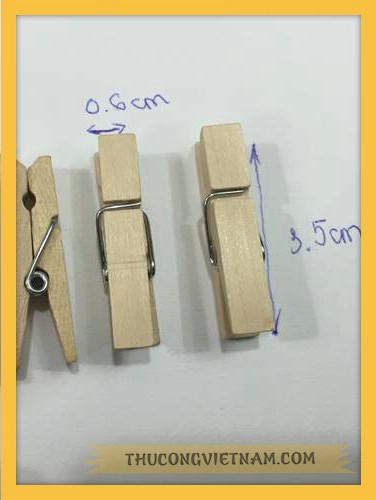Kẹp gỗ 3.5*0.6cm