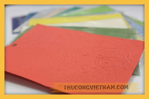 Giấy gân hoa văn nổi 01