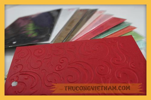 Giấy gân hoa văn nổi 02