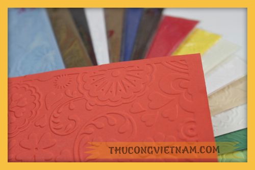 Giấy gân hoa văn nổi 04
