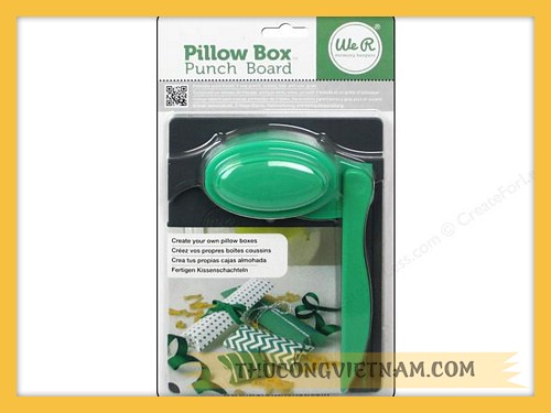Bảng dụng cụ làm hộp quà hình gối