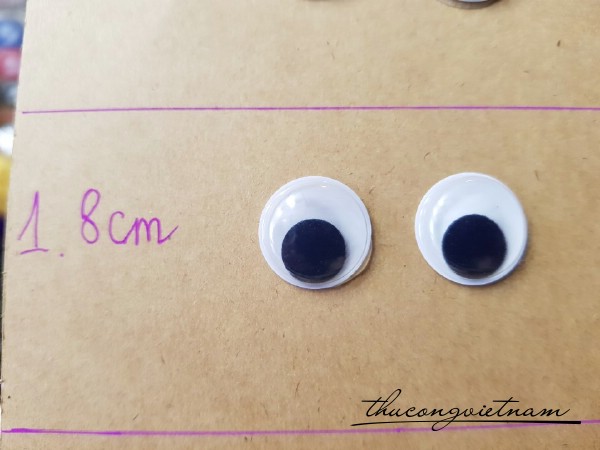 Mắt lúc lắc 1.8cm 2 cái