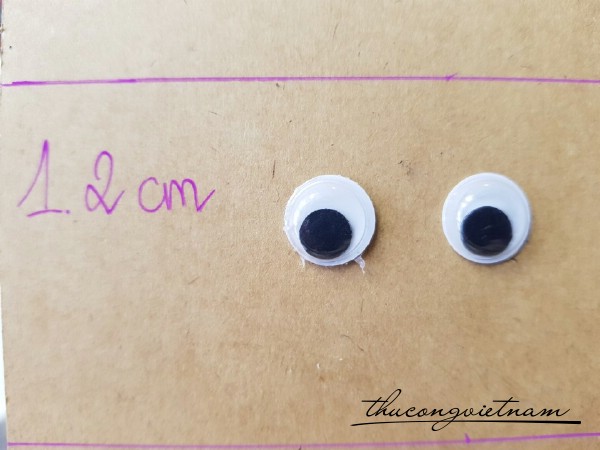 Mắt lúc lắc 1.2cm 6 cái