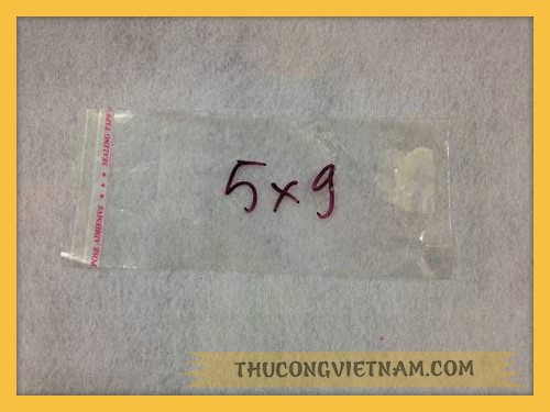 Bao nilon có keo dán 5x9 cm