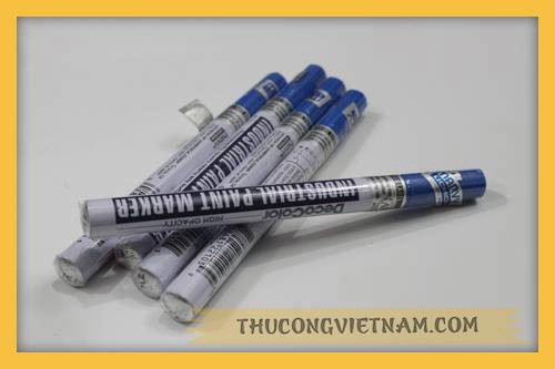 Bút sơn DecoColor Industrial paint marker màu xanh dương