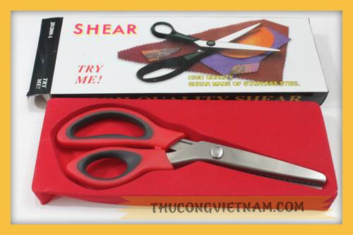 Kéo răng cưa tam giác loại 1