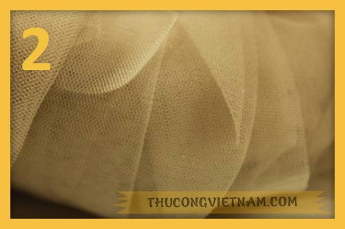 Vải voan lưới may váy tutu 02