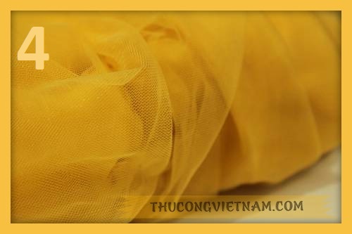 Vải voan lưới may váy tutu 04