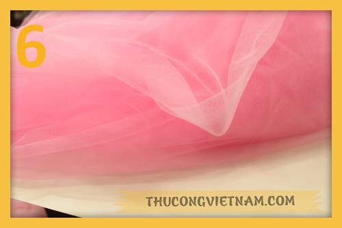 Vải voan lưới may váy tutu 06