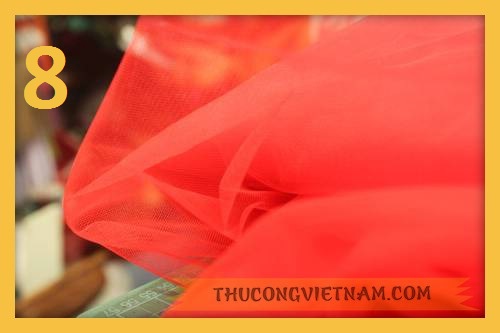 Vải voan lưới may váy tutu 08