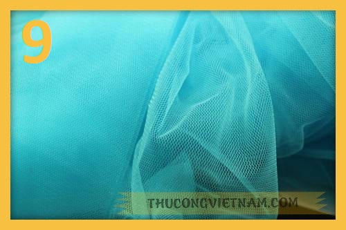 Vải voan lưới may váy tutu 09
