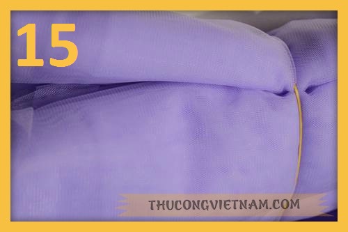 Vải voan lưới may váy tutu 15
