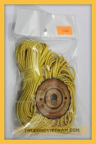 Dây thun tròn kim tuyến 2mm 05