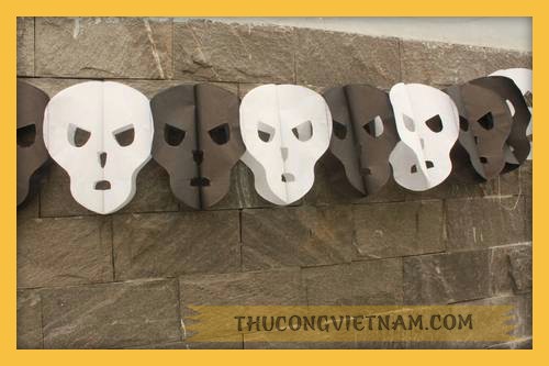 Dây treo Halloween đầu lâu