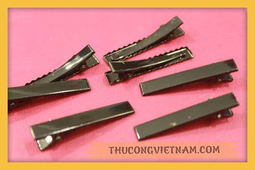 Sườn kẹp mỏ vịt 4.5cm màu đen