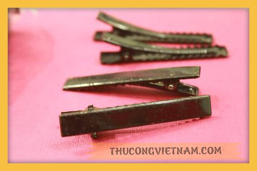 Sườn kẹp mỏ vịt 5.5cm màu đen