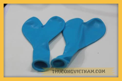 Bong bóng tim màu xanh dương