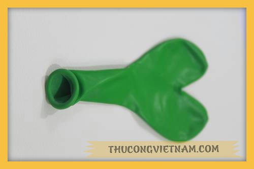 Bong bóng tim màu xanh lá