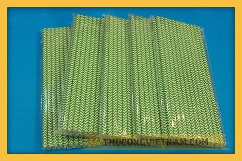 Ống hút giấy gợn sóng OHGS-01