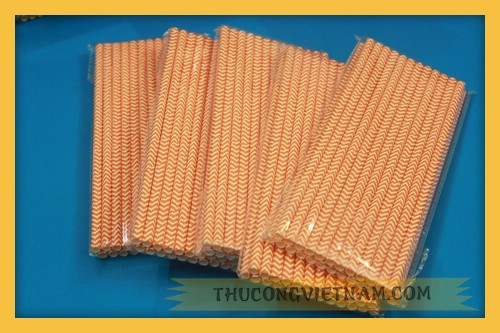 Ống hút giấy gợn sóng OHGS-02