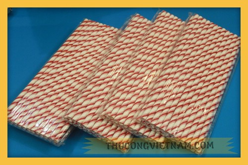 Ống hút giấy sọc đôi OHSD-01