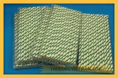 Ống hút giấy sọc đôi OHSD-02 