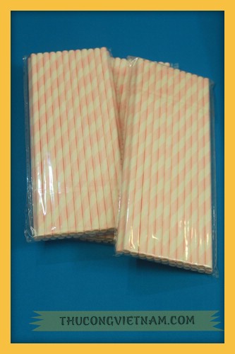 Ống hút giấy sọc OHS-03