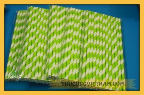 Ống hút giấy sọc OHS-05