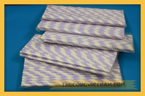 Ống hút giấy sọc OHS-07