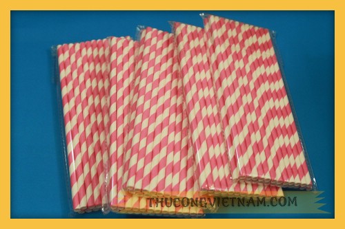 Ống hút giấy sọc OHS-10