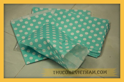 Túi giấy chấm bi TGCB-07