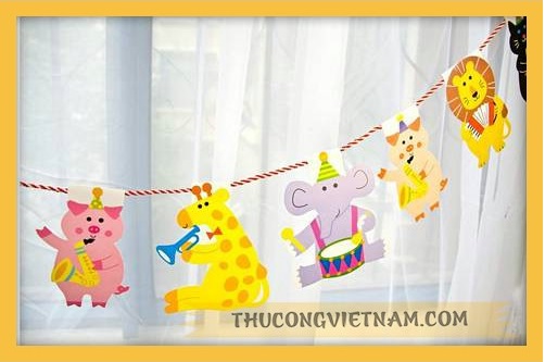 HB-DT40 Dây cờ treo hình thú